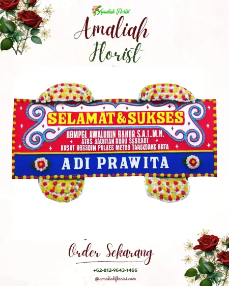 Papan Bunga Ucapan Selamat Girisuko